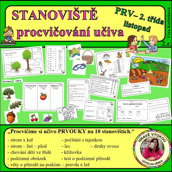 STANOVIŠTĚ – procvičování učiva PRV – 2. TŘÍDA – listopad 1