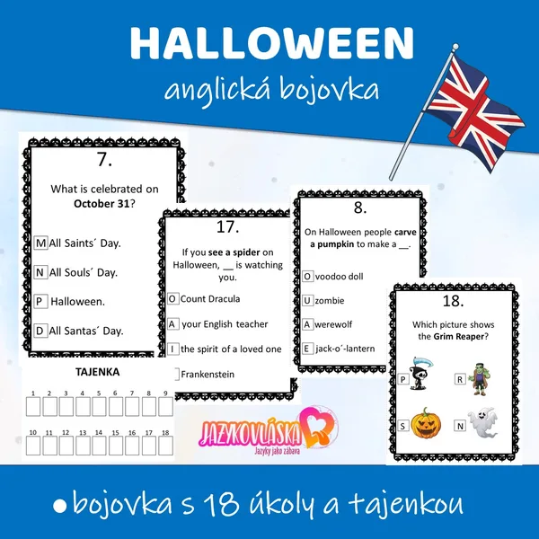 Halloween anglická bojovka 1