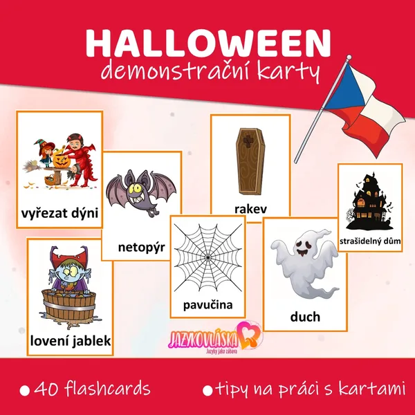 Halloween demonstrační karty 1