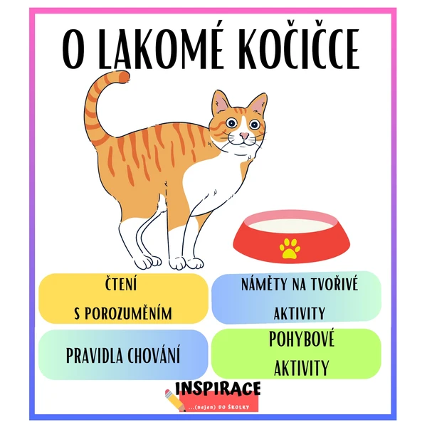 Příběh O LAKOMÉ KOČIČCE 🐱(čtení s porozuměním) 1