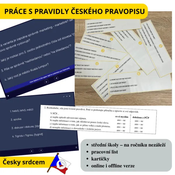 Práce s Pravidly českého pravopisu 1