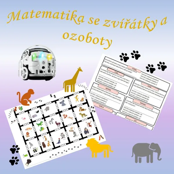 Slovní úlohy se zvířátky a ozoboty 1