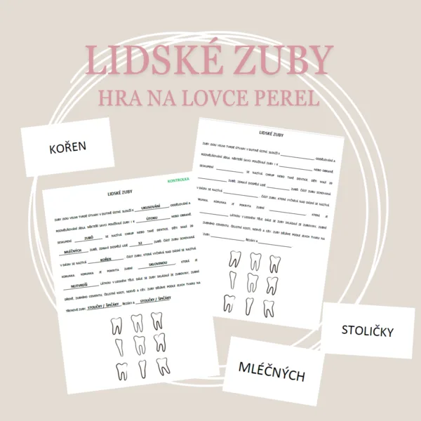 Lidské zuby - hra na lovce perel 1