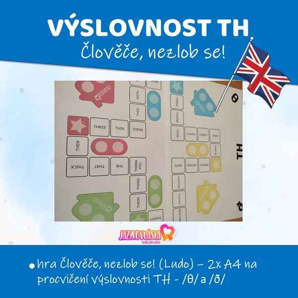 Výslovnost TH Člověče, nezlob se! 1