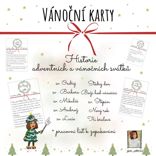 Vánoční karty - adventní svátky  1