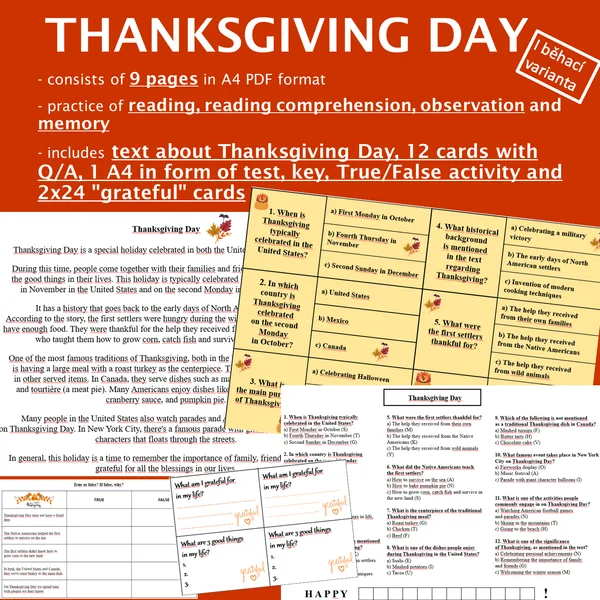Den díkůvzdání / Thanksgiving Day 1