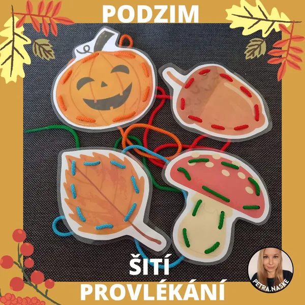 Podzimní provlékání (vyšívání) 1