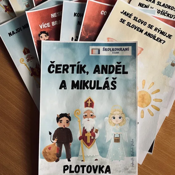 ČERTÍK, ANDĚL A MIKULÁŠ - PLOTOVKA 1