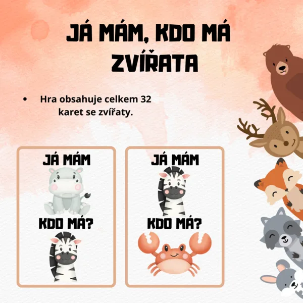 Já mám, kdo má? - Zvířata 1
