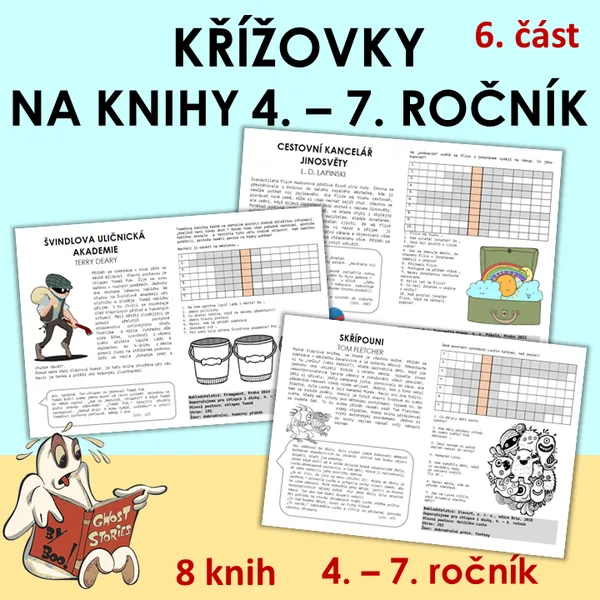 Křížovky na knížky 6. díl (4. - 7. ročník) 1