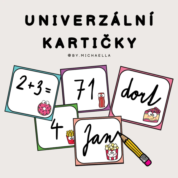 Univerzální kartičky 1