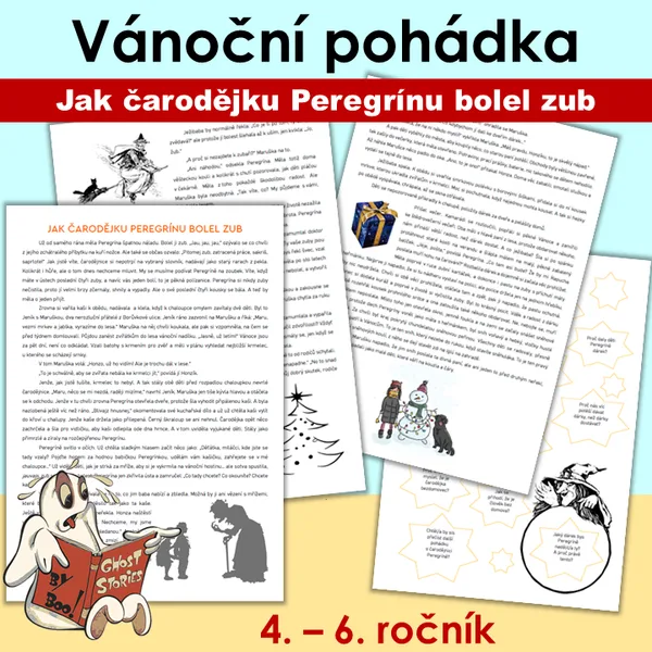 Vánoční pohádka - Čarodějka Peregrína  a bolavý zub 1