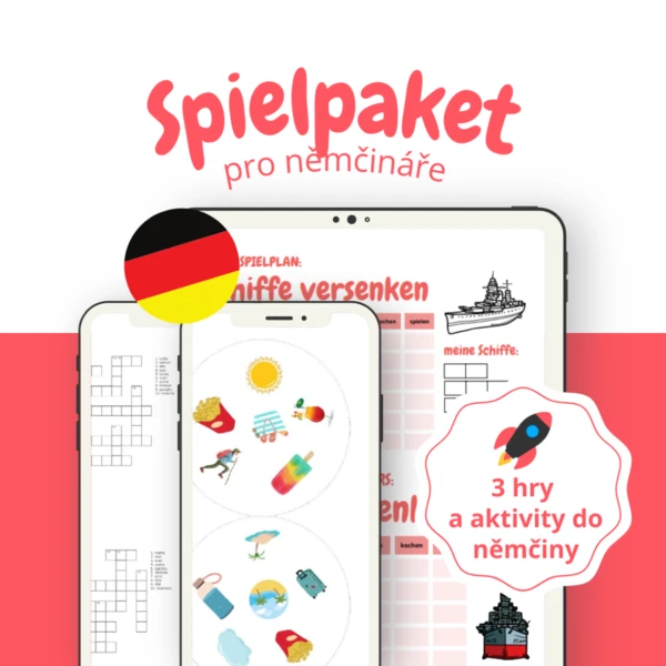 Spielpaket: 3 hry a aktivity do hodin němčiny 1
