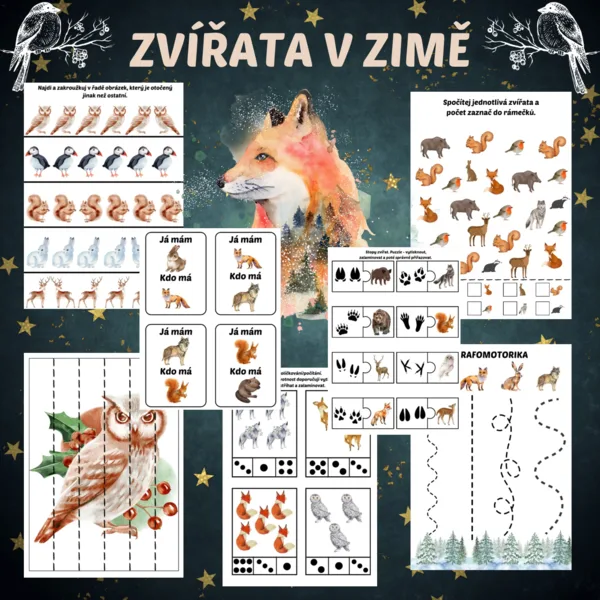 Zvířata v zimě 1