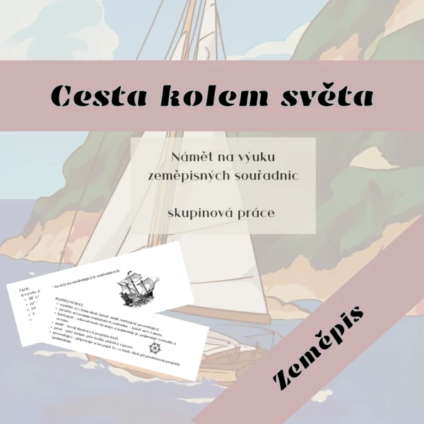 Zeměpisné souřadnice - cesta kolem světa 1