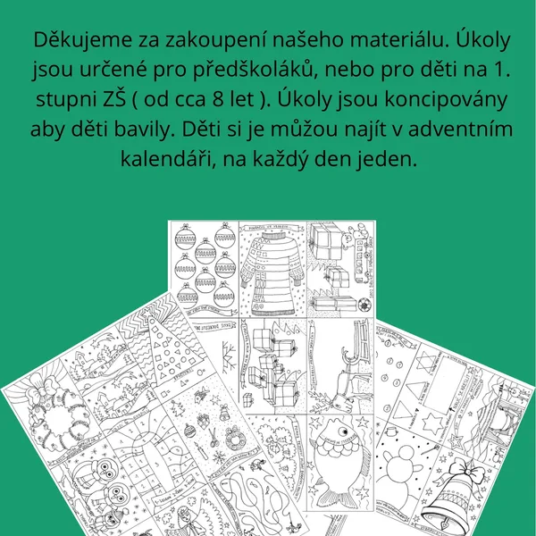 24 vánočních úkolů do advent. kalendáře 1