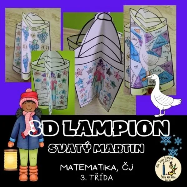 3D LAMPION 3. třída - SVATÝ MARTIN 1