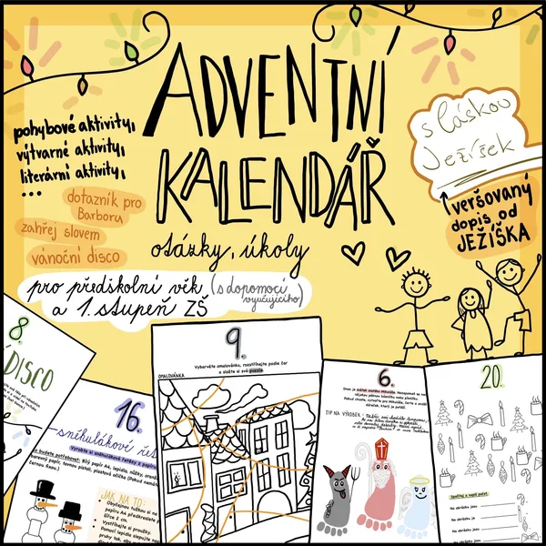 ADVENTNÍ KALENDÁŘ - otázky a úkoly 1