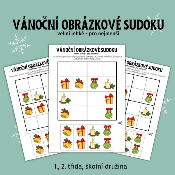 Sudoku s vánočními motivy 1