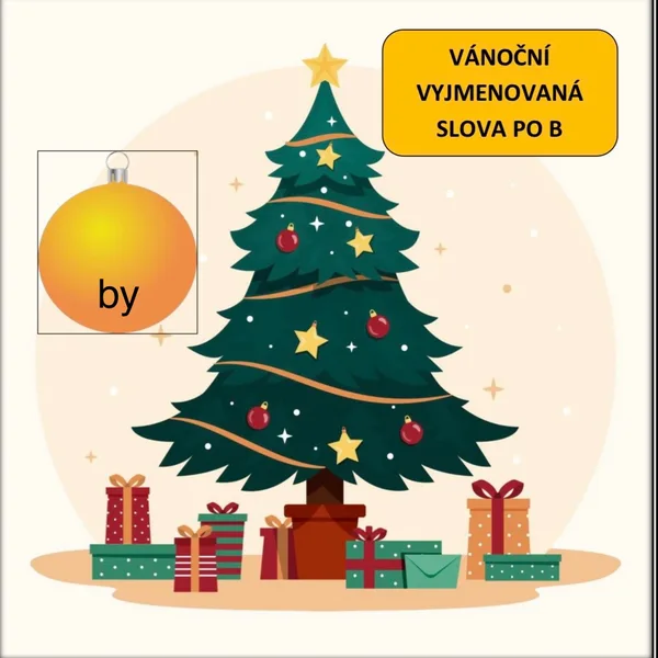 Vánoční vyjmenovaná slova po B + slova příbuzná  1
