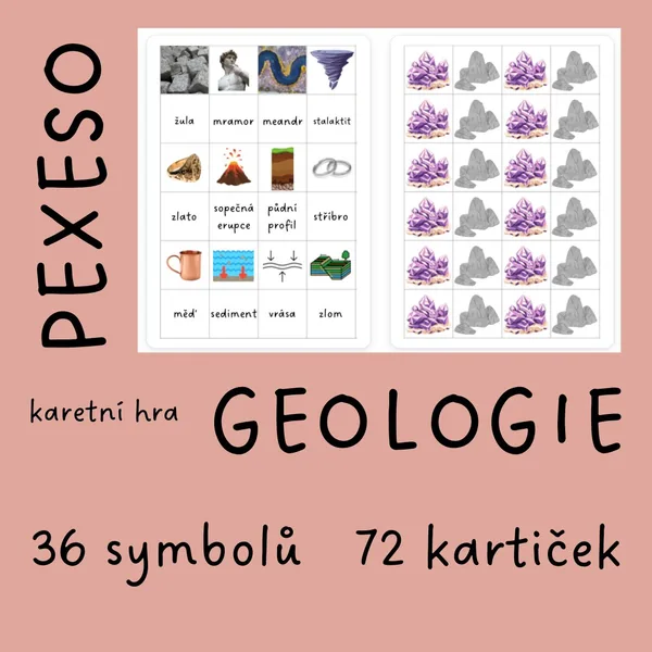 Geologie - pexeso 1
