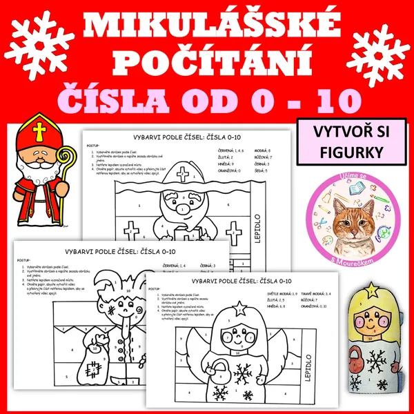 MIKULÁŠSKÉ POČÍTÁNÍ - Čísla od 0 do 10 1