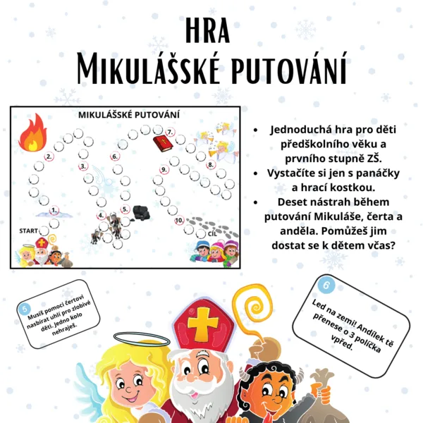 Hra Mikulášské putování 1