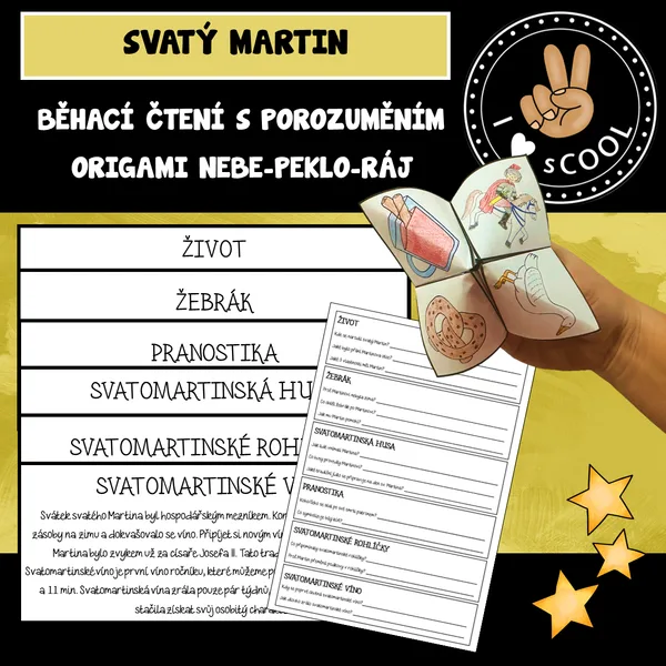 Svatý Martin - čtení s porozuměním 1