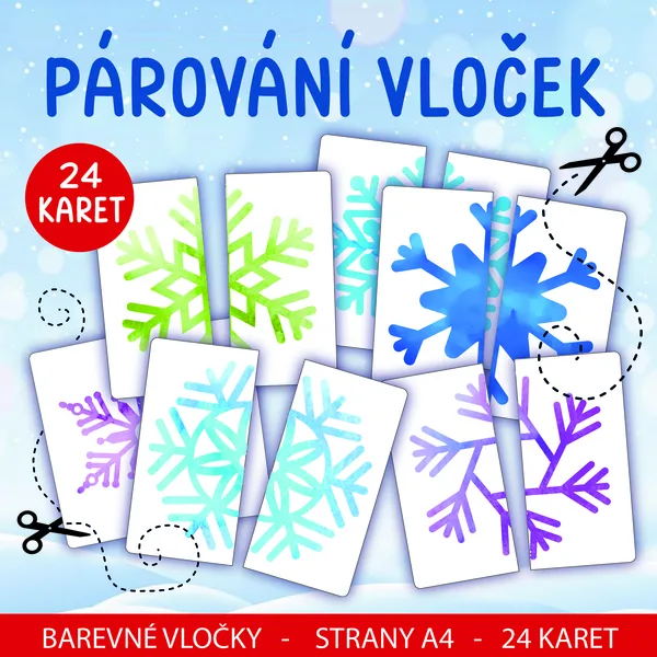 Párování sněhových vloček 1