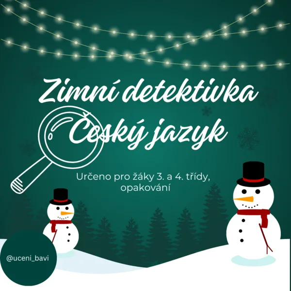 Zimní detektivka Český jazyk s překvapením 1