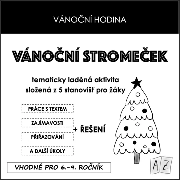 Vánoční hodina - VÁNOČNÍ STROMEČEK 1