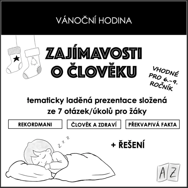 Vánoční hodina - ZAJÍMAVOSTI O ČLOVĚKU 1