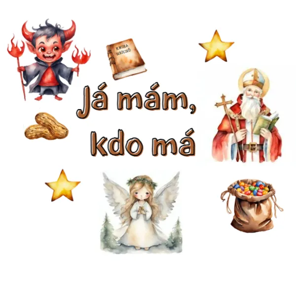 já mám, kdo má - Mikuláš, čert, anděl 1