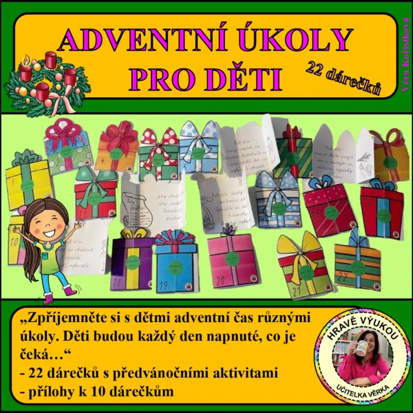 ADVENTNÍ ÚKOLY PRO DĚTI 1