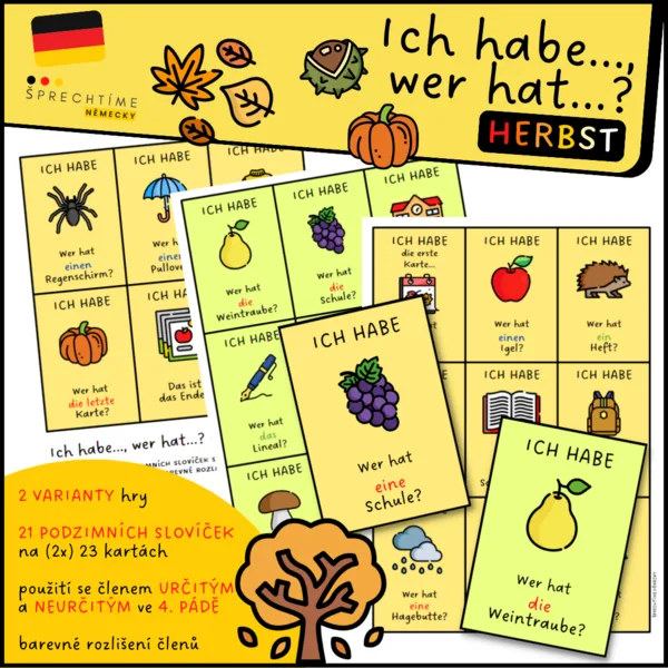 HERBST Karten Ich habe..., wer hat...? 1