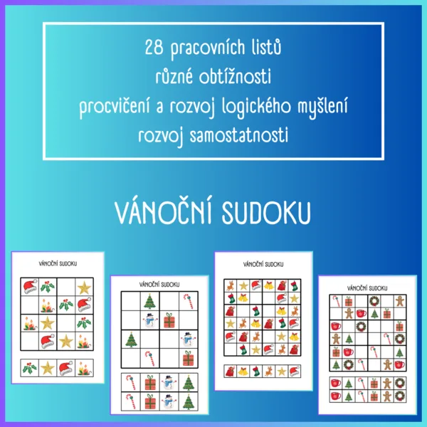Vánoční sudoku 1