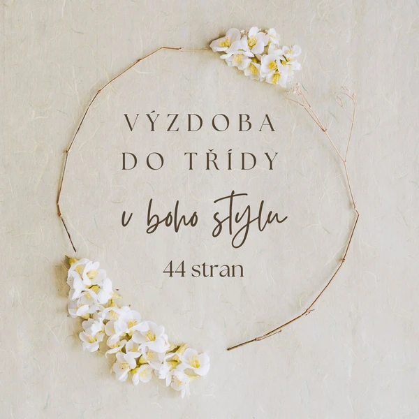 Výzdoba třídy v boho stylu 1