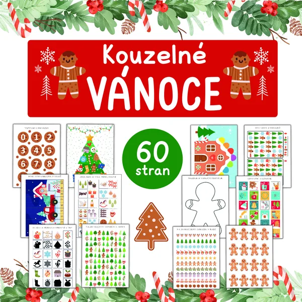 Vánoce (hry, šablony, chaloupka, kalendář) 1