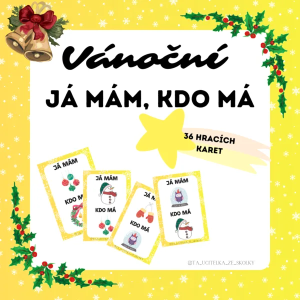 Vánoční JÁ MÁM, KDO MÁ  1
