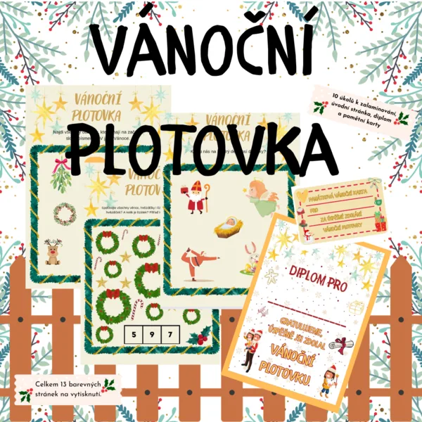 Vánoční plotovka  1