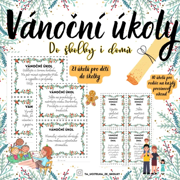 VÁNOČNÍ ÚKOLY - Do školky i na doma 1