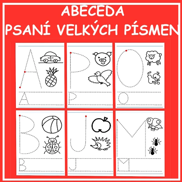 Abeceda - psaní velkých písmen 1