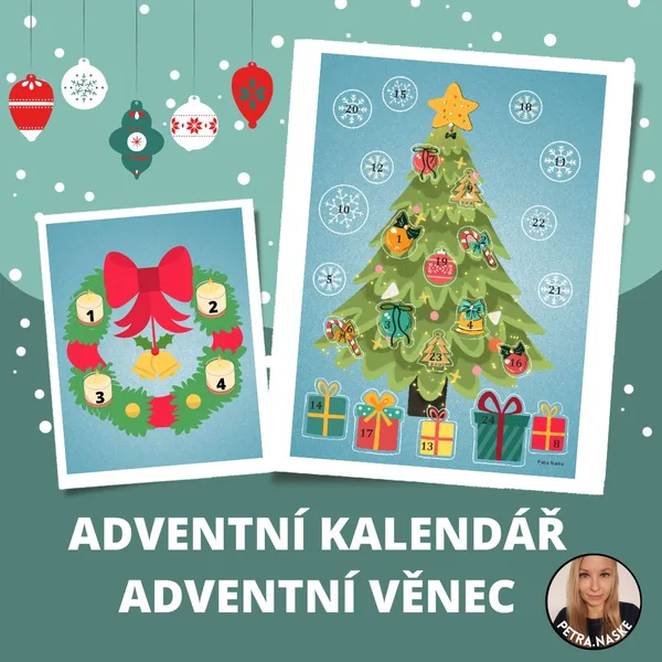Adventní věnec a adventní kalendář 1