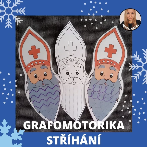 Mikulášská legenda, grafomotorika a stříhání 1