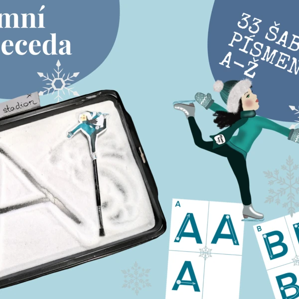 Zimní abeceda a hraní s písmenky 1