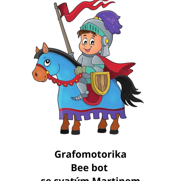 Grafomotorika a Bee bot s Martinem 1