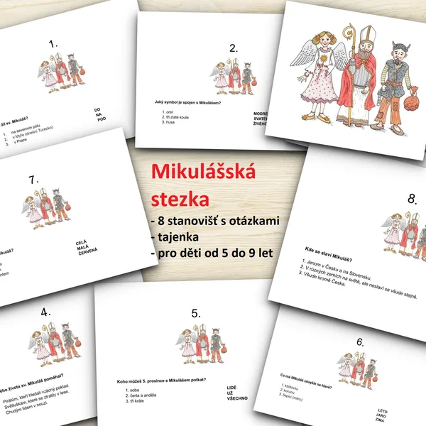 Mikuláš - stezka, kvíz ven i dovnitř 1