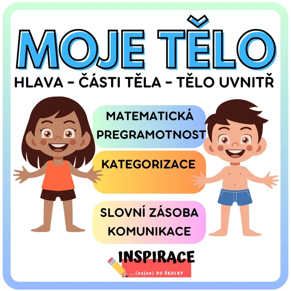 MOJE TĚLO - kategorizace (hry s kartičkami) 1