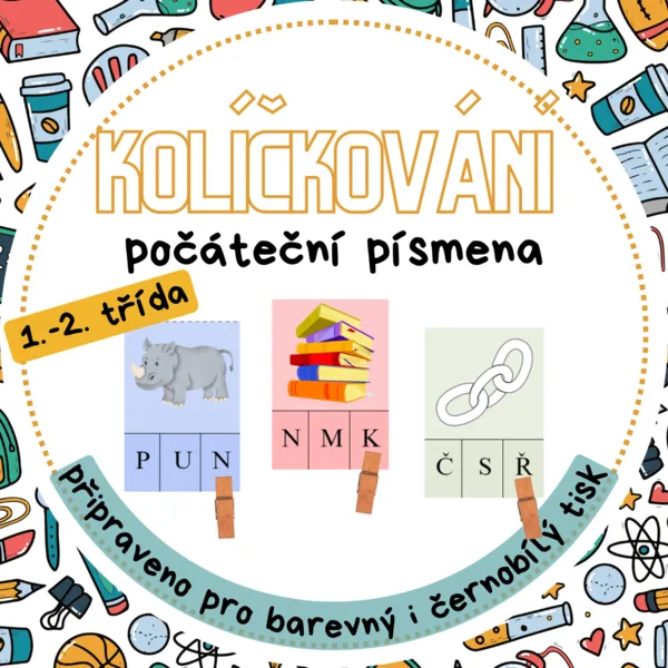 Počáteční písmeno - Kolíčkování 1
