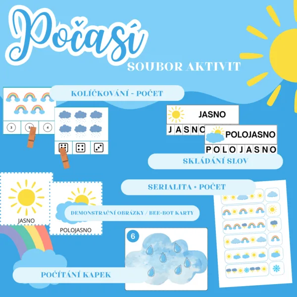 POČASÍ - soubor aktivit 1